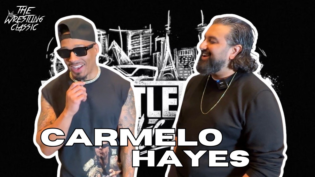Carmelo Hayes on Bret Hart Merch, Music & Las Vegas – Wrestlemania 42 Press Junket