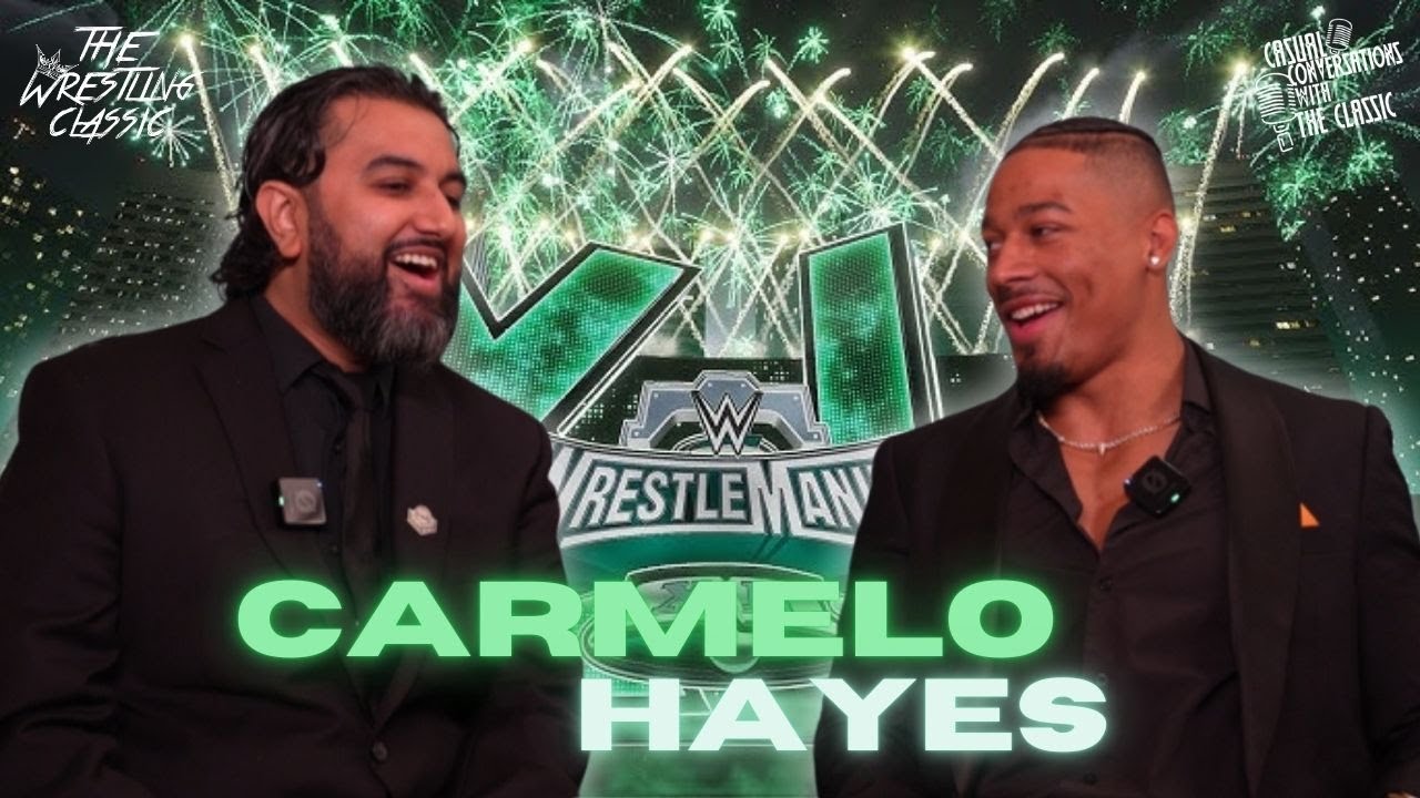 Carmelo Hayes Talks Trick Williams, CM Punk & Hit Em Up by 2Pac – Wrestlemania 40 Media Junket