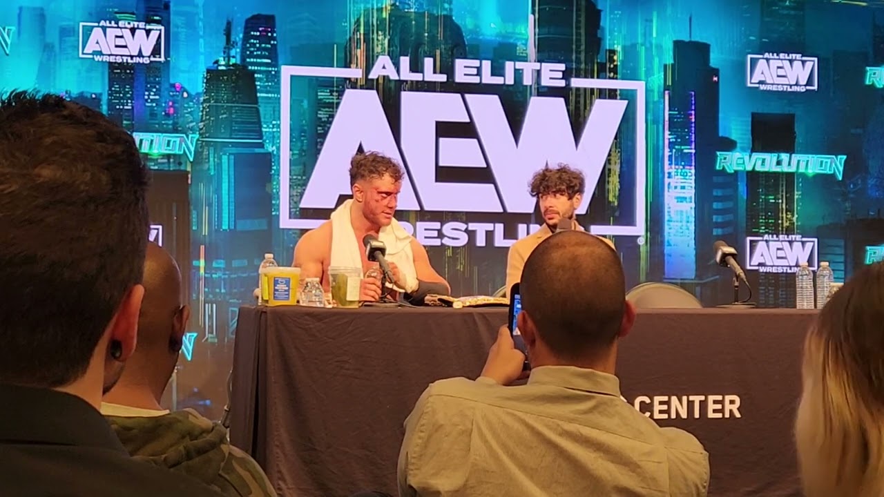 MJF reacts to beating Bryan Danielson – AEW Revolution 2023 Media Scrum