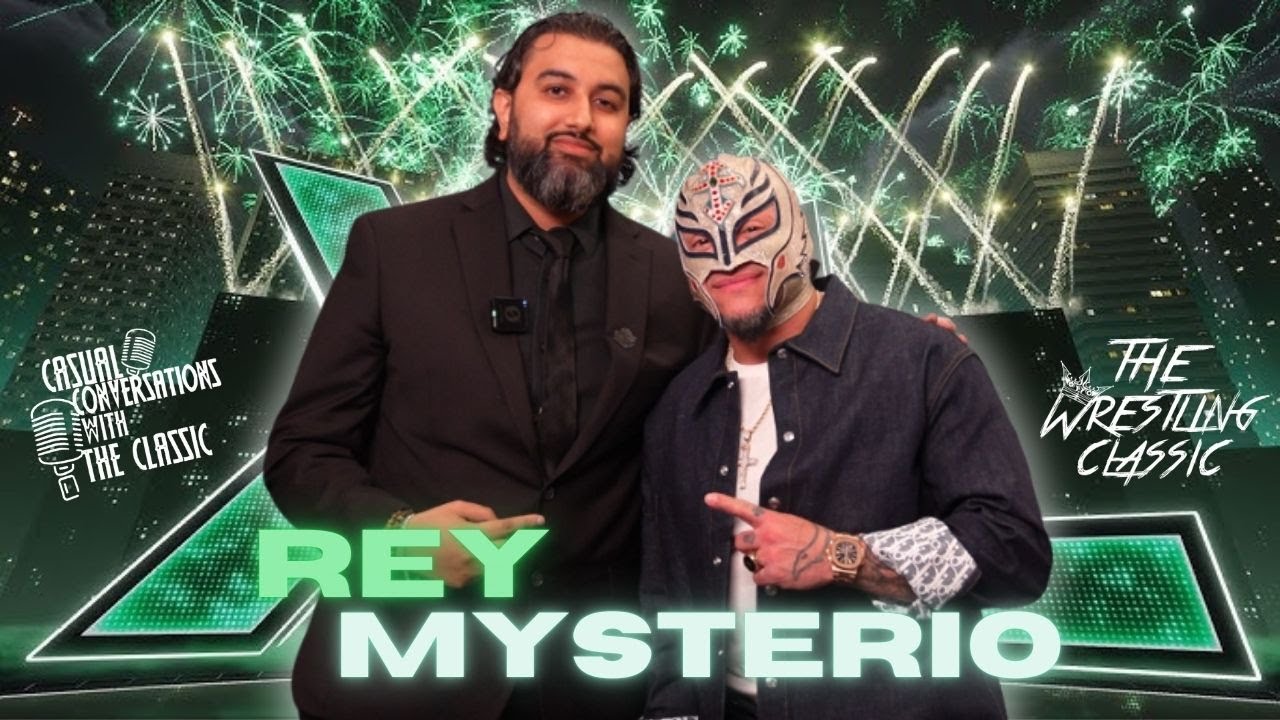 Rey Mysterio Talks Dominik, Andrade, LWO & CM Punk – Wrestlemania 40 Media Junket