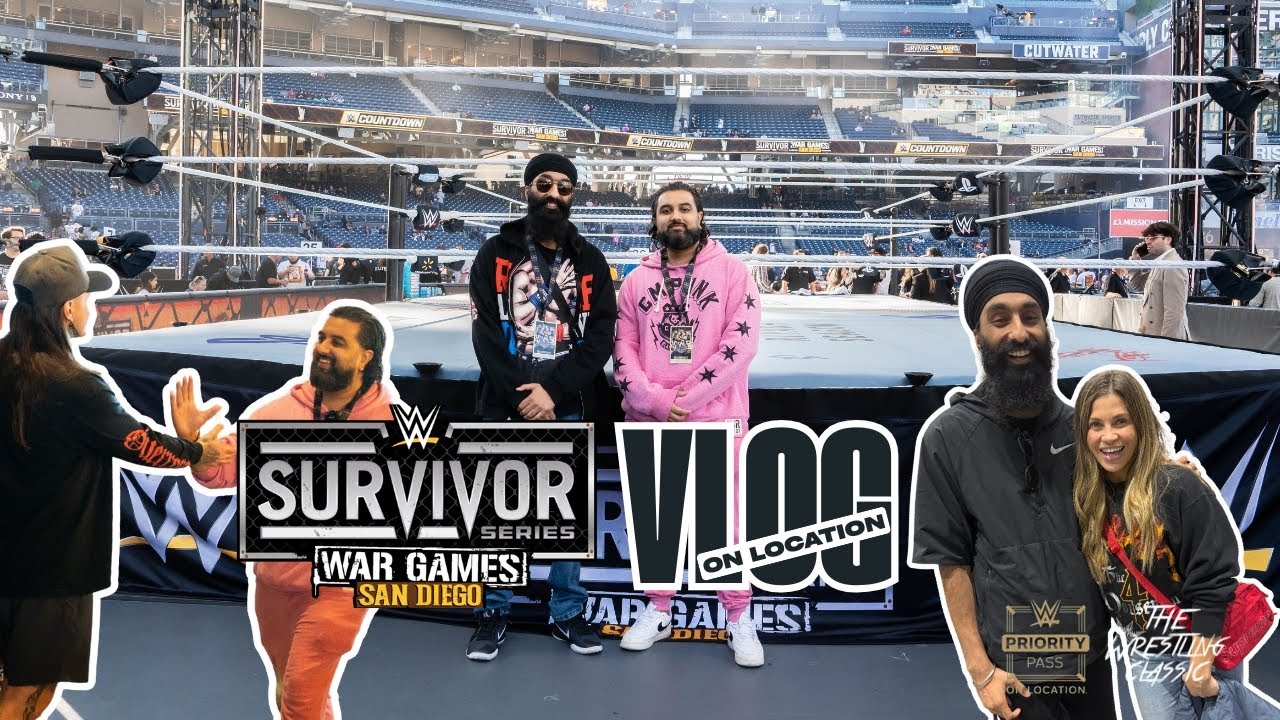 Survivor Series San Diego 2025 Vlog – On Location Priority Pass Experience – WWE
