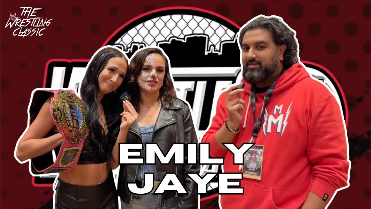 Thunder Rosa Runs In On Emily Jaye Interview –  Summer Wrestlecon 2025